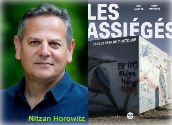 Jeudi 10 octobre 2024 à 20h30, rencontre avec NITZAN HOROWITZ, organisée par le Cercle Bernard Lazare, JCall et La Paix Maintenant